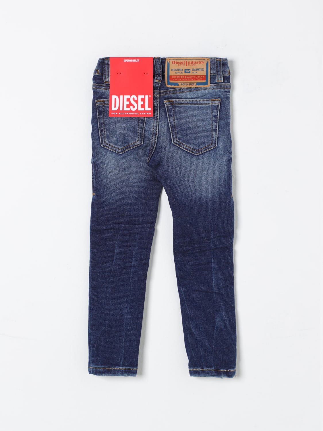 DIESEL JEANS: Hose kinder Diesel, Blau - Img 2