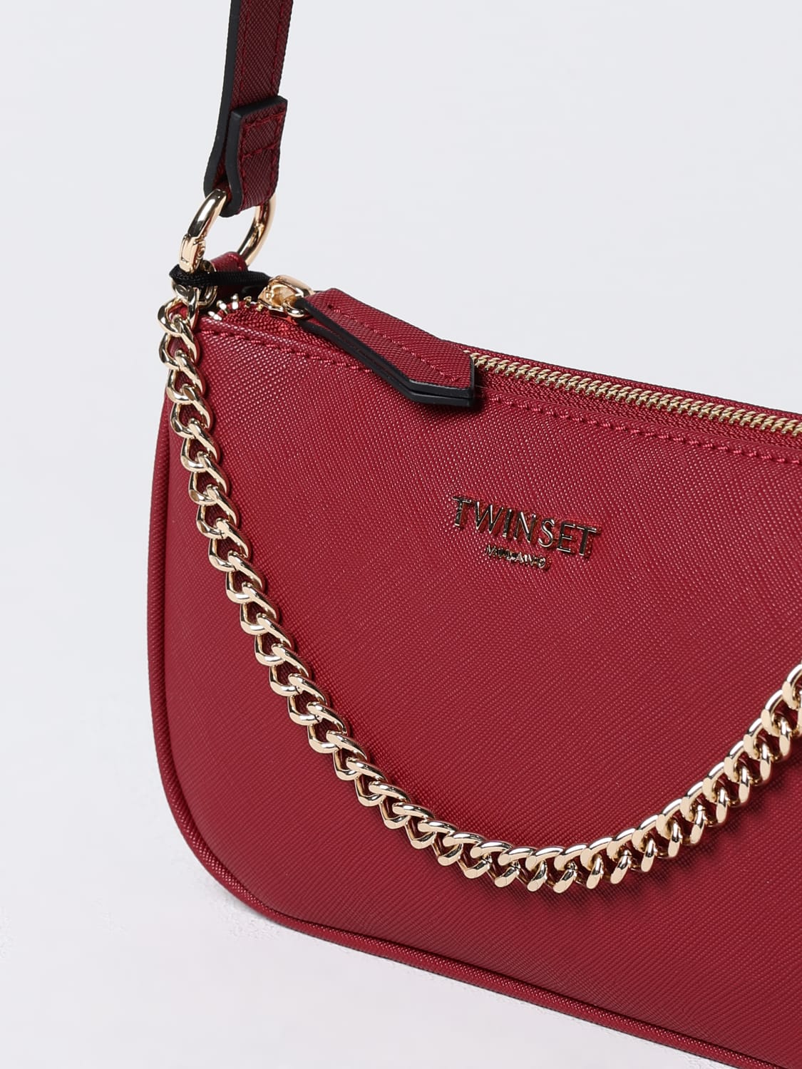 TWINSET MINI SAC À MAIN: Sac porté épaule femme Twinset, Rouge - Img 3