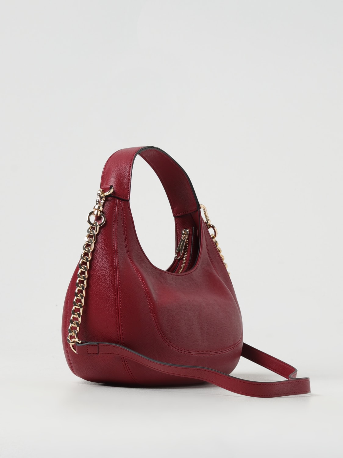 TWINSET BORSA A SPALLA: Borsa Twinset in pelle sintetica a grana , Rosso - Img 2