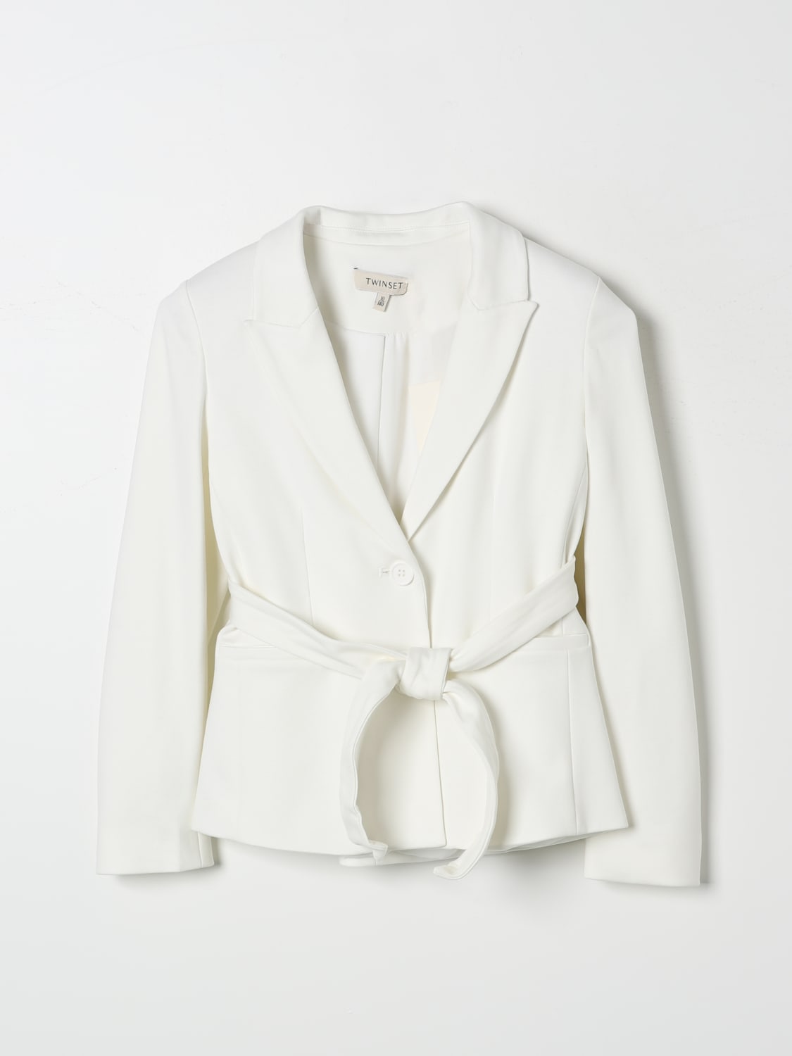 TWINSET BLAZER: Veste enfant Twinset, Blanc - Img 1