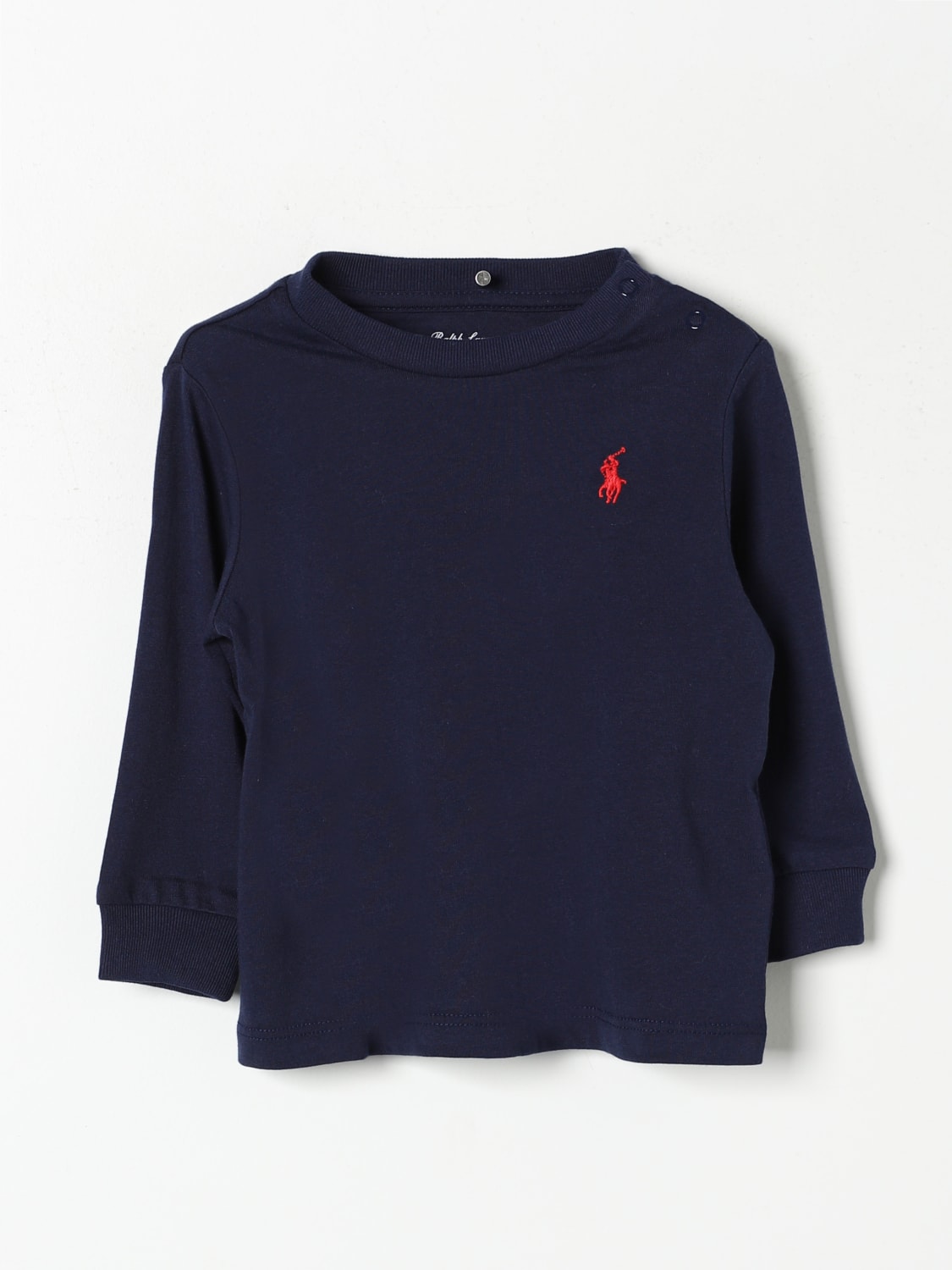 POLO RALPH LAUREN T-SHIRT: T-shirt enfant Polo Ralph Lauren, Bleu - Img 1