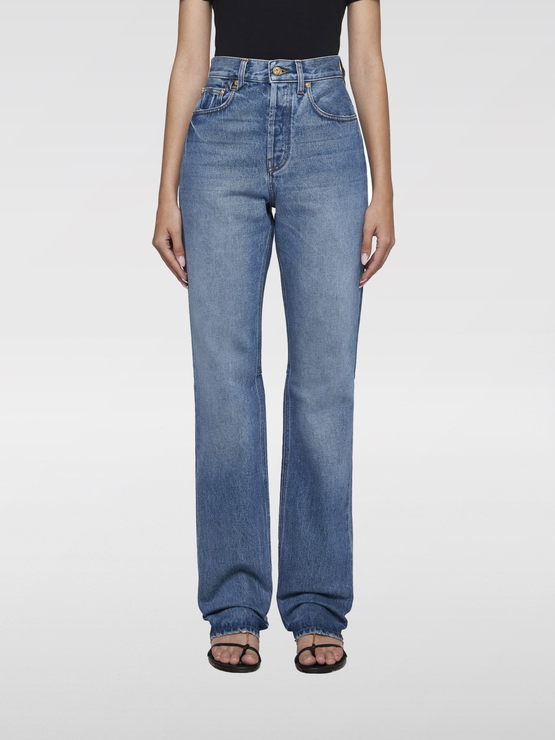 Giglio Jeans Jacquemus in denim di cotone