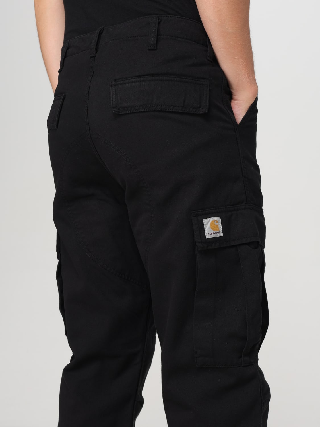 CARHARTT WIP PANTS: Pants men Carhartt Wip, Black - Img 4