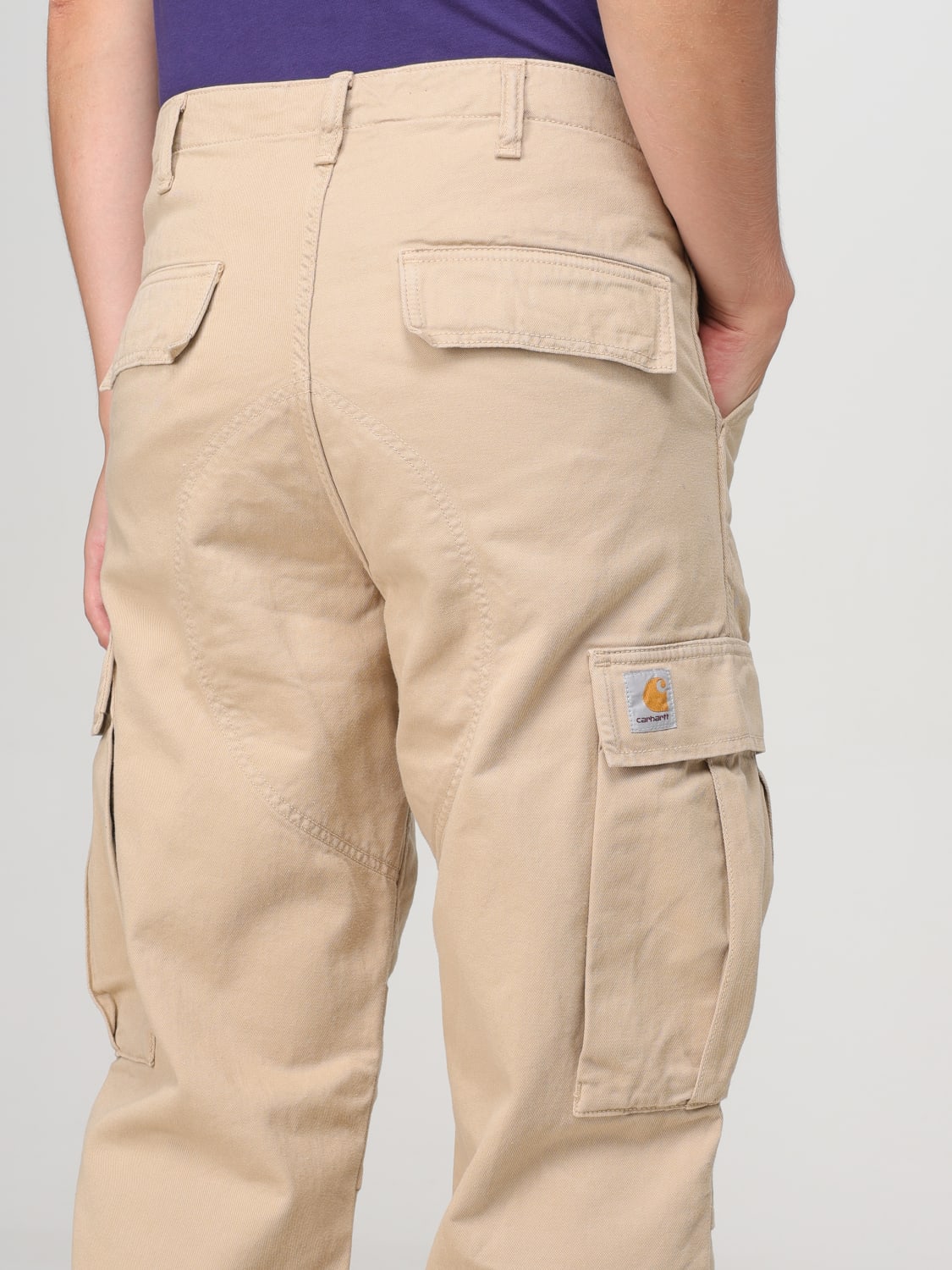 CARHARTT WIP PANTS: Pants men Carhartt Wip, Beige - Img 4