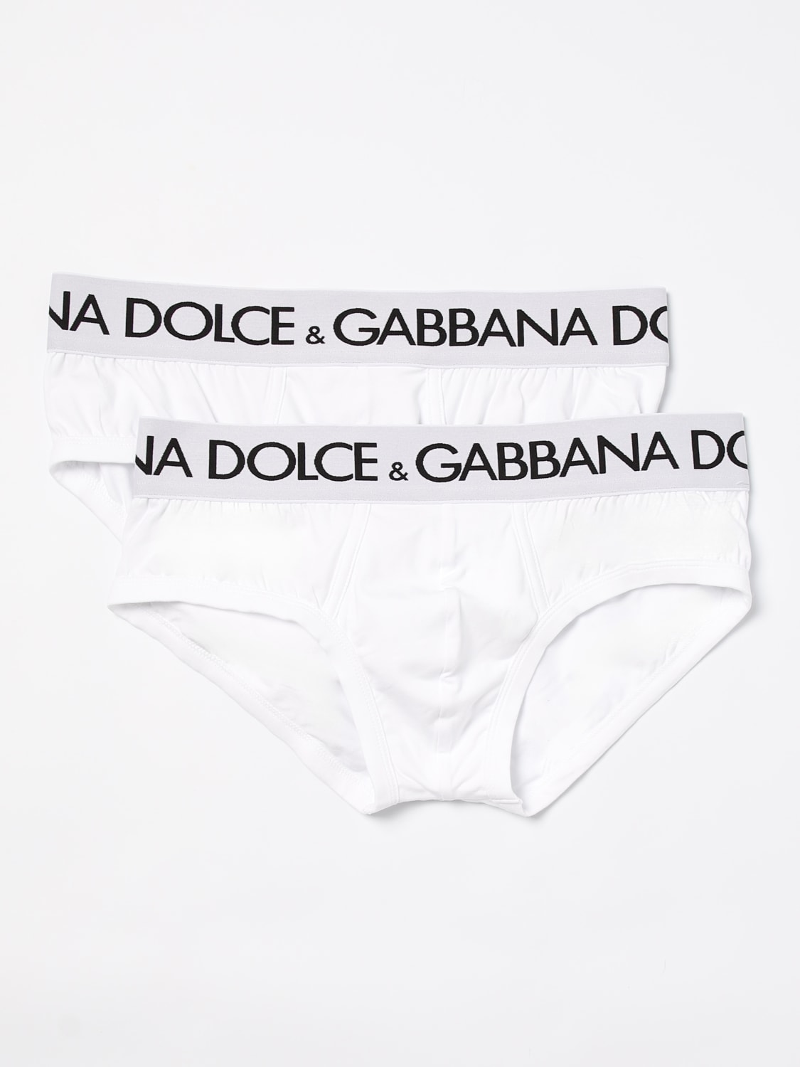 Giglio Set 2 Slip con logo Dolce & Gabbana