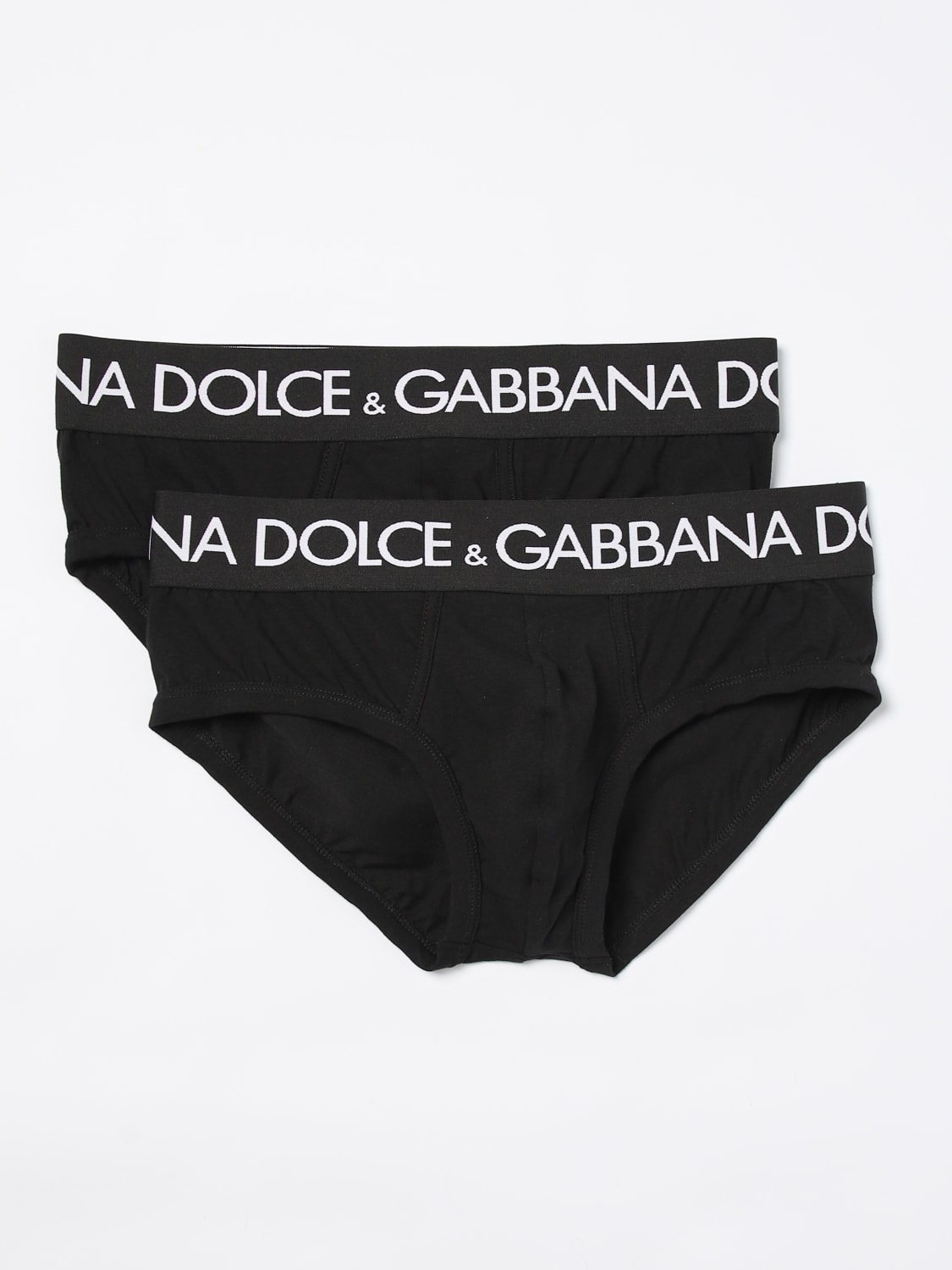 Giglio Set 2 Slip con logo Dolce & Gabbana