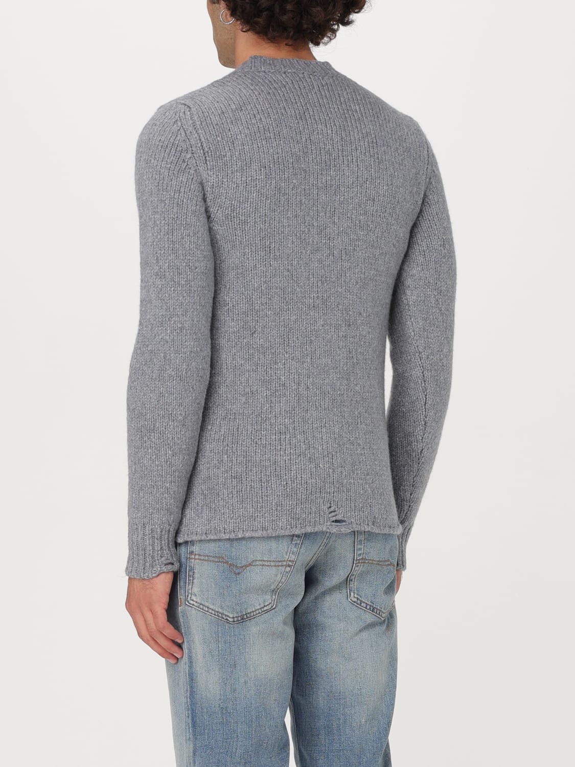 DIESEL SWEATER: Sweater men Diesel, Grey - Img 3