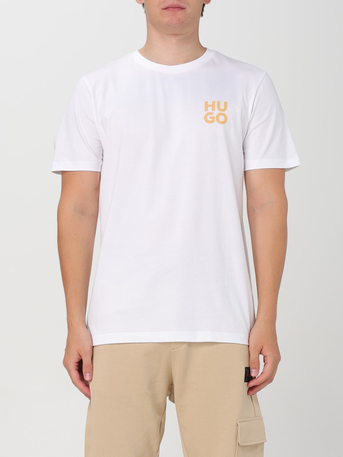 HUGO T-SHIRT: T-shirt men Hugo, White - Img 1