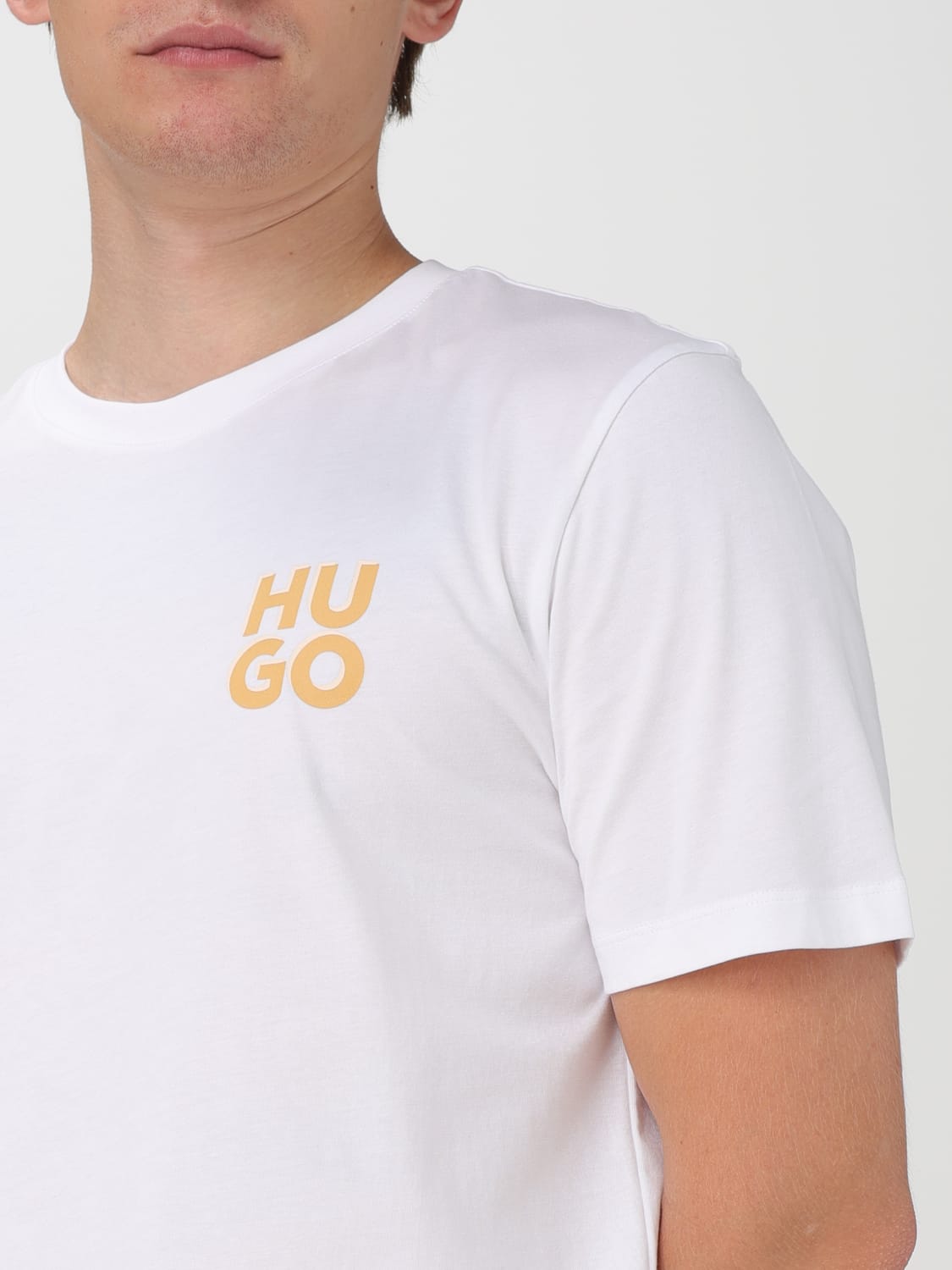 HUGO T-SHIRT: T-shirt men Hugo, White - Img 3