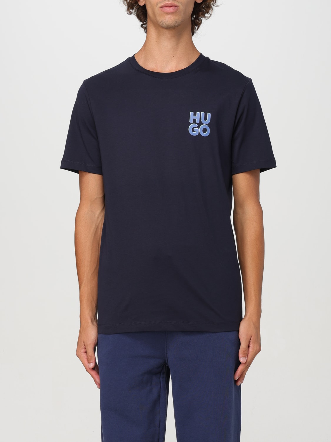 Giglio T-shirt Hugo in cotone con logo