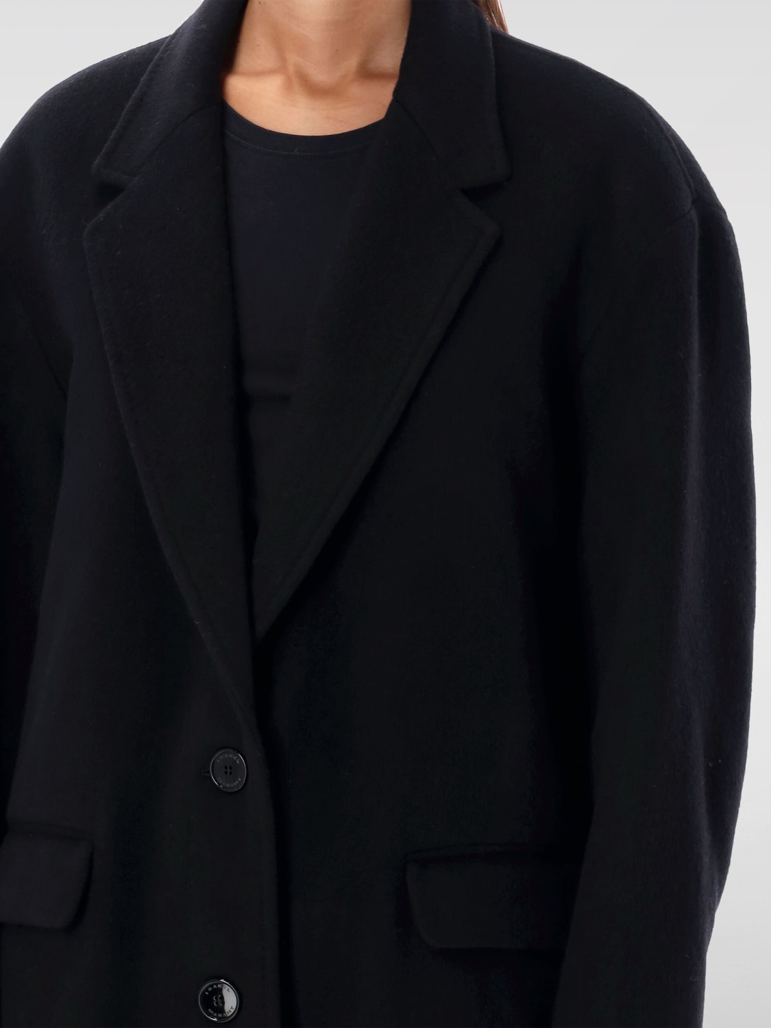 ISABEL MARANT COAT: Coat woman Isabel Marant, Black - Img 3