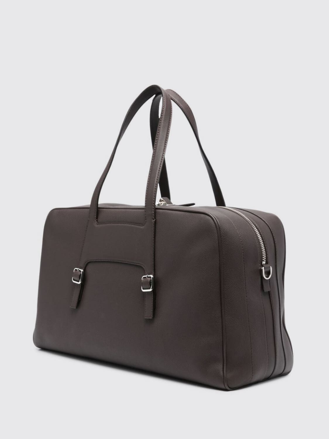 SANTONI TRAVEL BAG: Bags men Santoni, Brown - Img 2