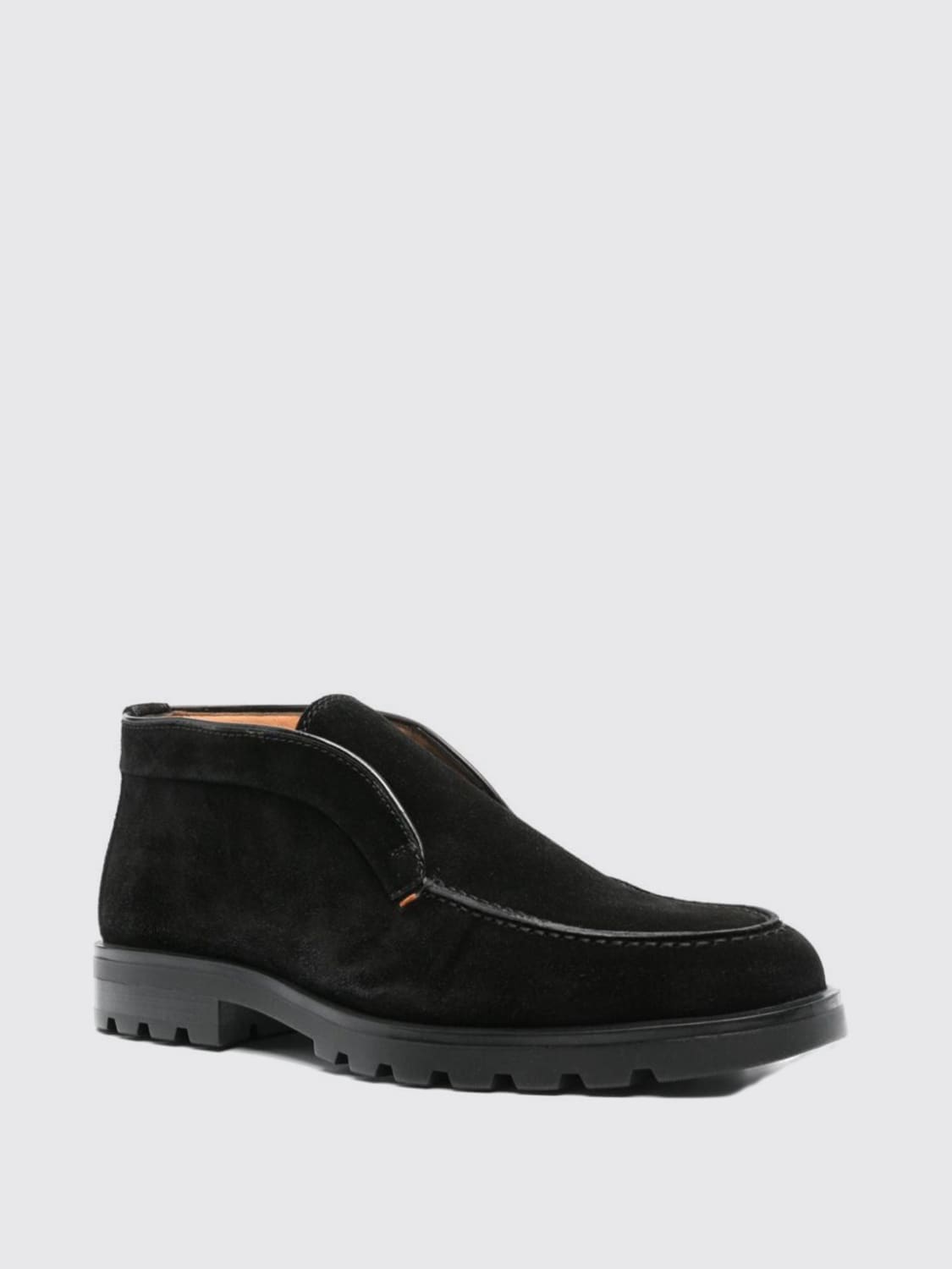 SANTONI CHUKKA BOOTS: Shoes men Santoni, Black - Img 2