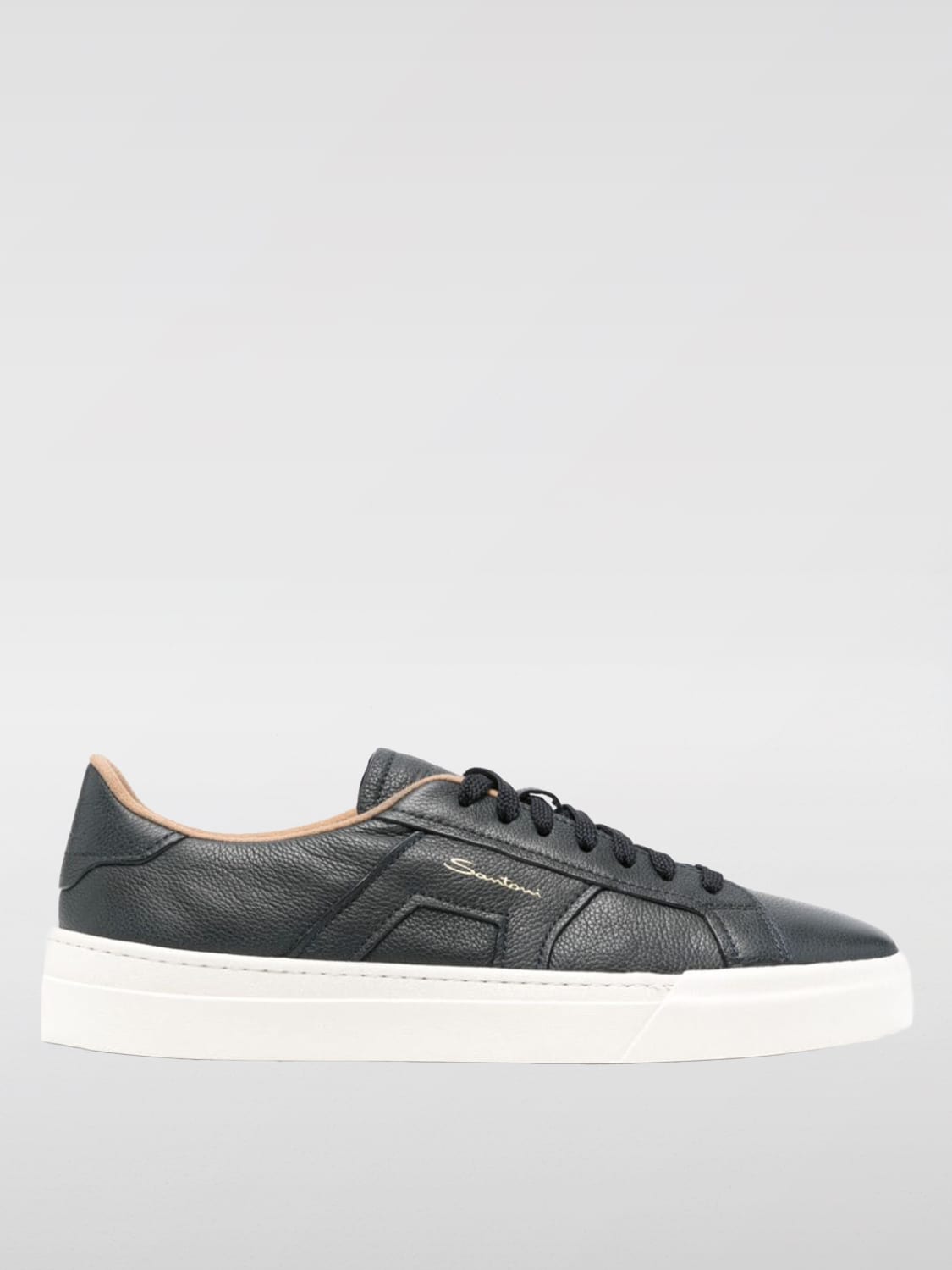 Giglio Sneakers Santoni in pelle a grana