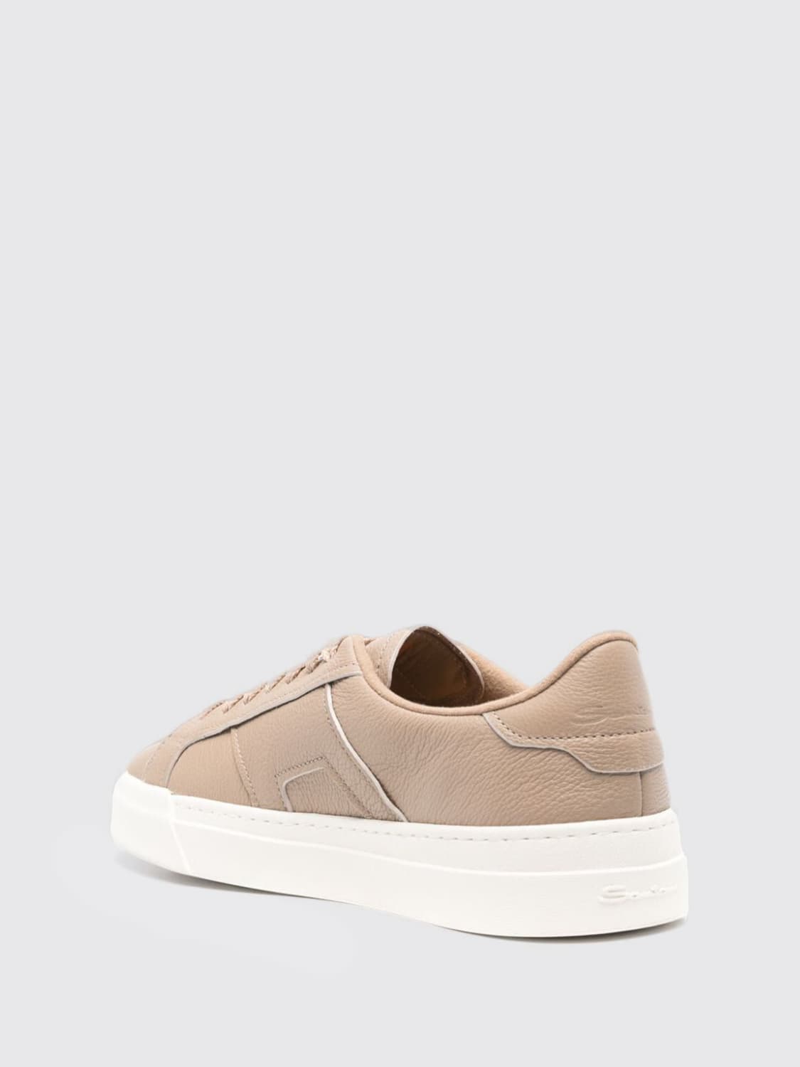 SANTONI SNEAKERS: Shoes men Santoni, Beige - Img 3