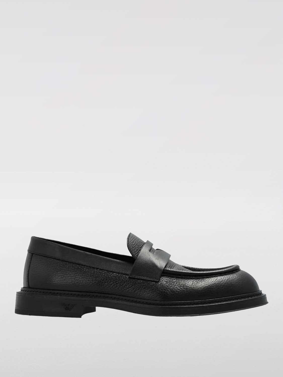 Giglio Mocassino Emporio Armani in pelle a grana