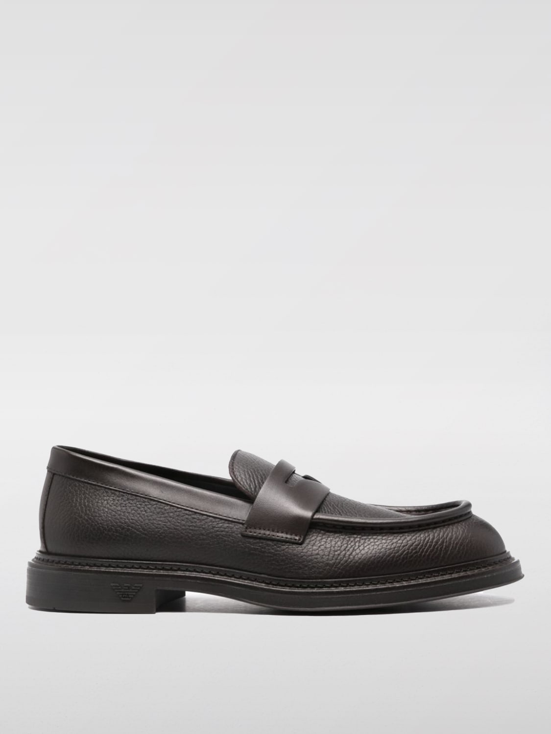 Giglio Mocassino Emporio Armani in pelle a grana