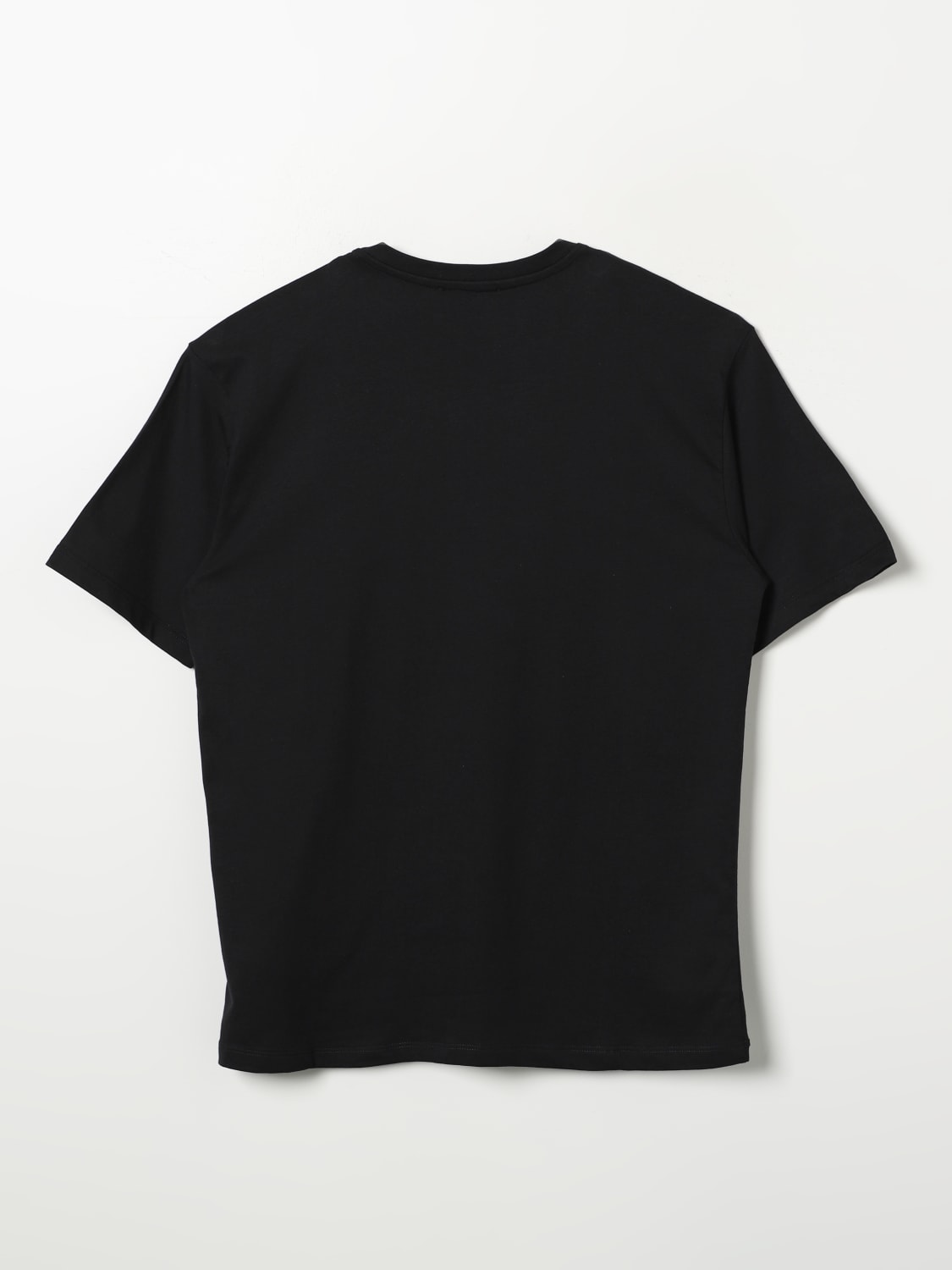 MSGM KIDS T-SHIRT: T-shirt MSGM Kids in cotone con logo , Nero - Img 2