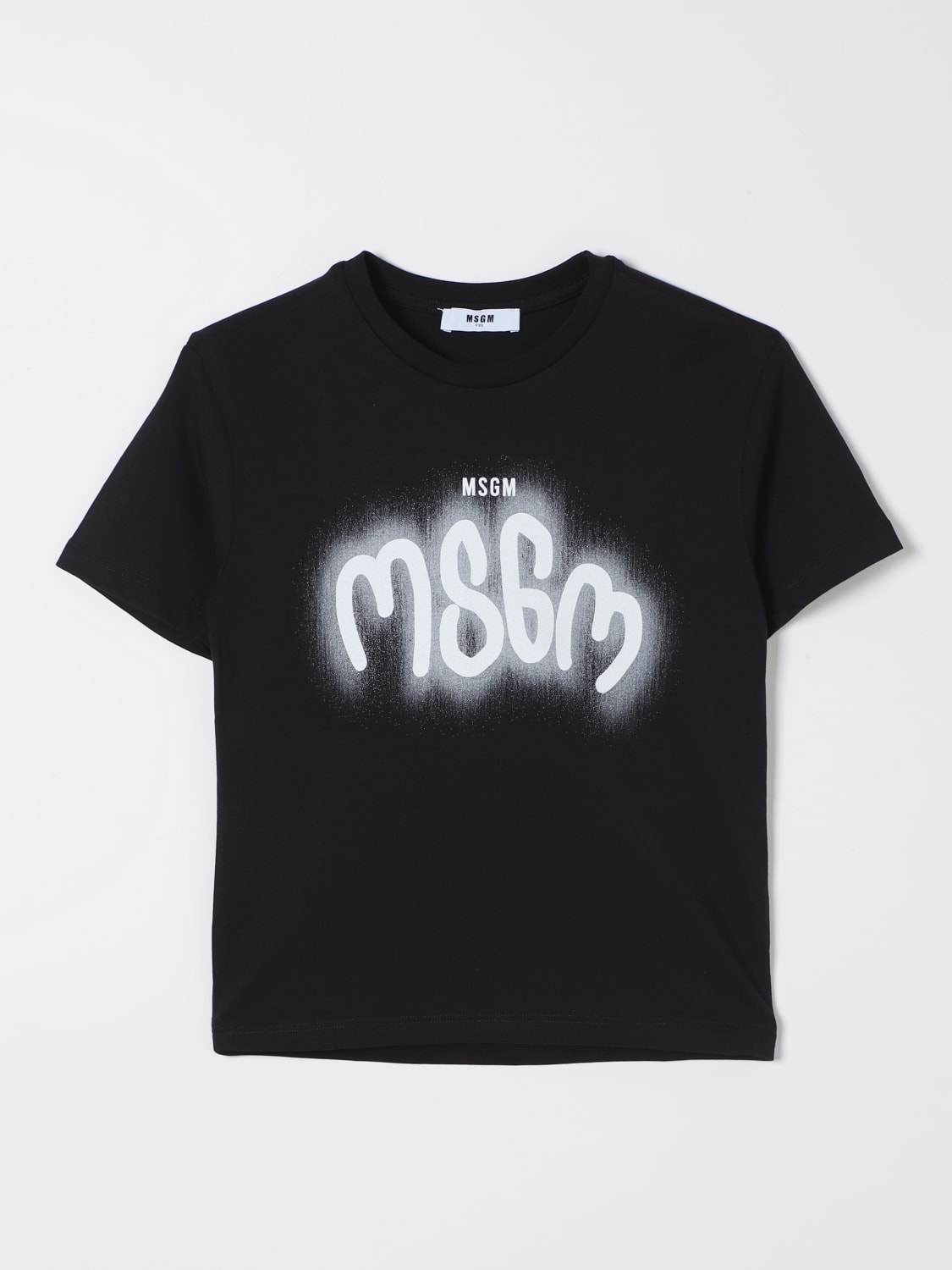 MSGM KIDS T-SHIRT: T-shirt enfant MSGM Kids, Noir - Img 1