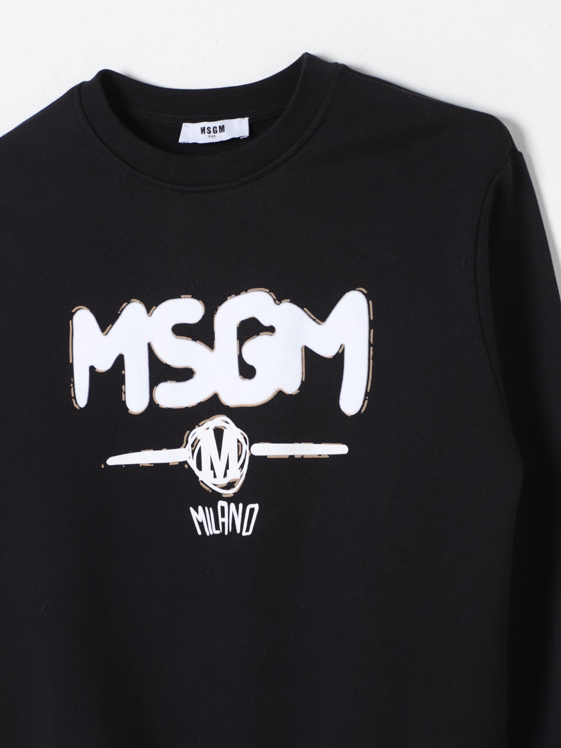 MSGM KIDS PULLOVER: Pullover kinder MSGM Kids, Schwarz - Img 3