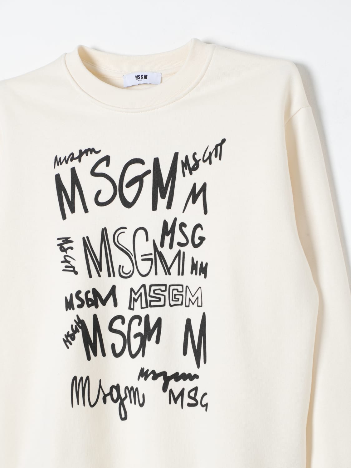 MSGM KIDS SWEATER: Sweater kids MSGM Kids, Cream - Img 3