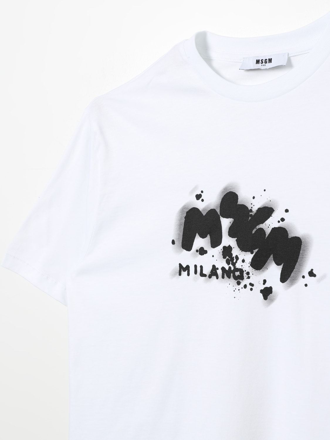 MSGM KIDS T-SHIRT: T-shirt bambino MSGM Kids, Bianco - Img 3