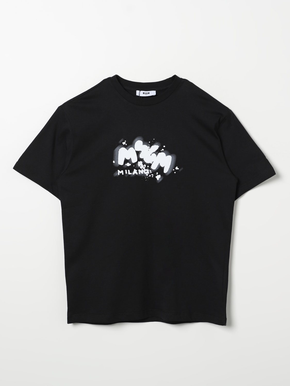 MSGM KIDS T-SHIRT: T-shirt enfant MSGM Kids, Noir - Img 1