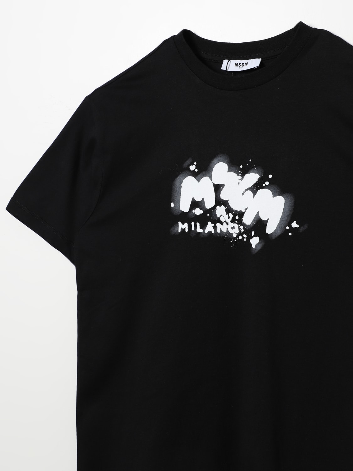 MSGM KIDS T-SHIRT: T-shirt enfant MSGM Kids, Noir - Img 3