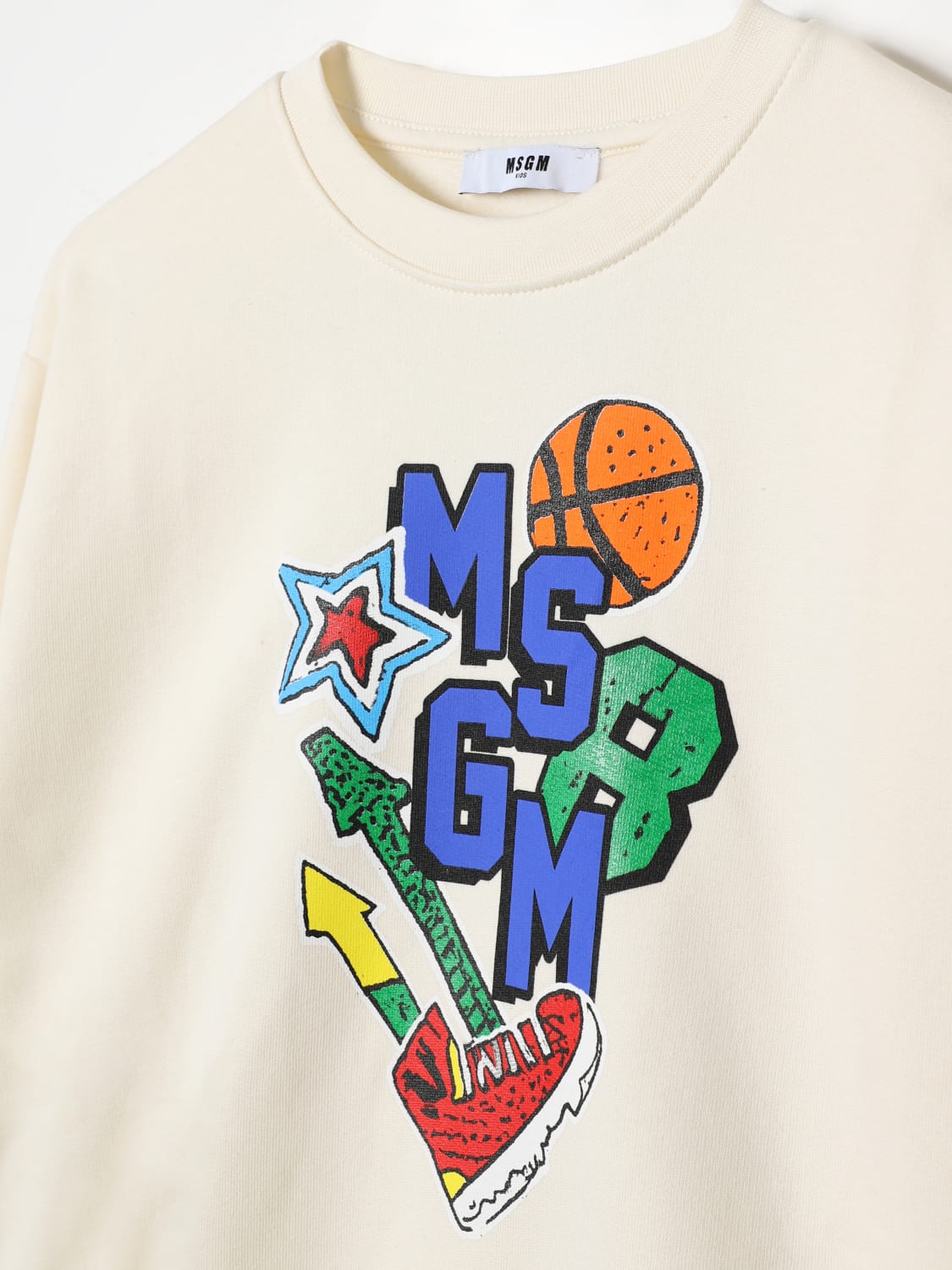 MSGM KIDS SWEATER: Sweater kids MSGM Kids, White - Img 3