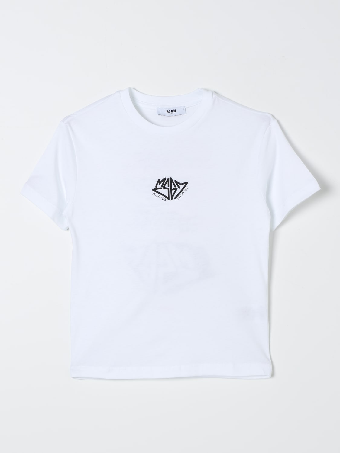 MSGM KIDS T-SHIRT: T-shirt kids MSGM Kids, White - Img 1