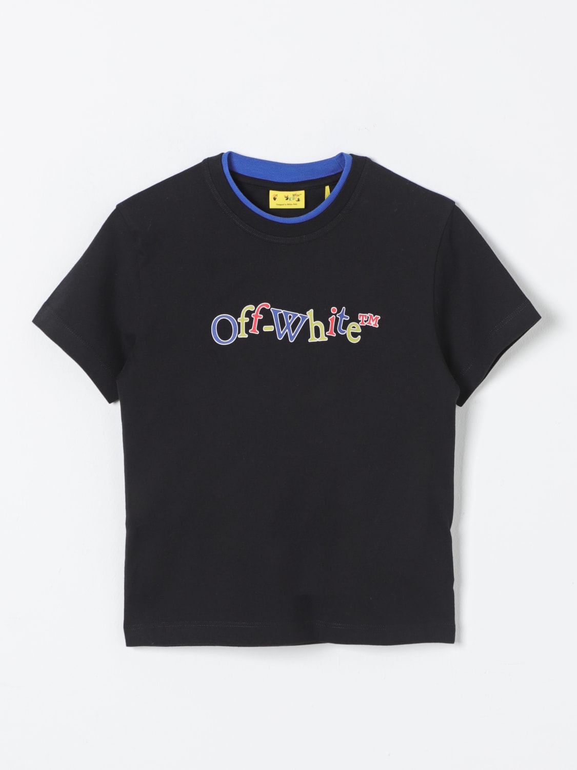 OFF-WHITE KIDS CAMISETA: Camiseta niños Off-white Kids, Negro - Img 1