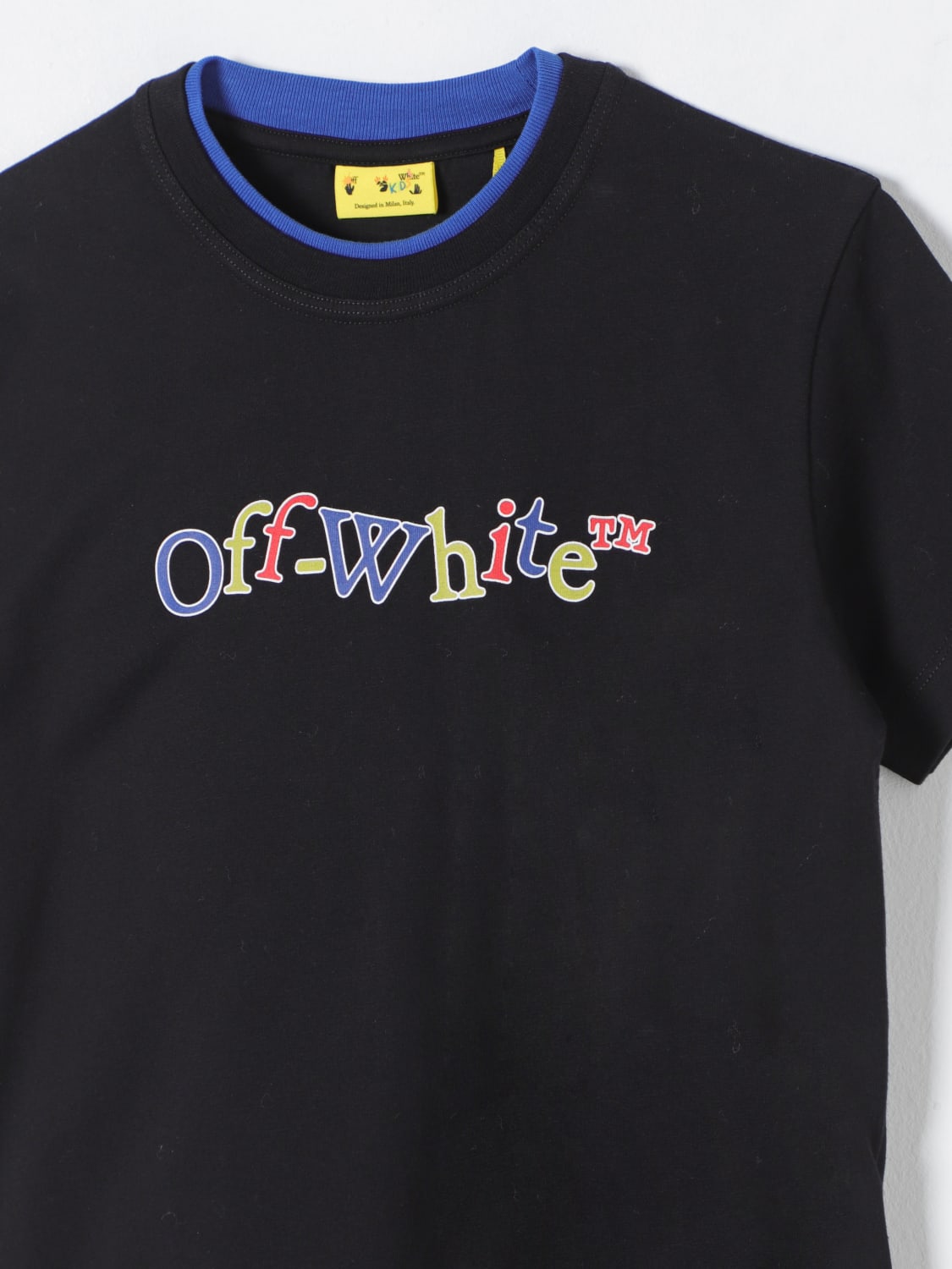 OFF-WHITE KIDS CAMISETA: Camiseta niños Off-white Kids, Negro - Img 3