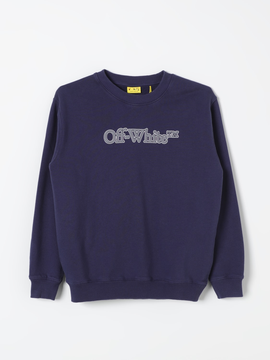 OFF-WHITE KIDS SWEATER: Sweater kids Off-white Kids, Navy - Img 1