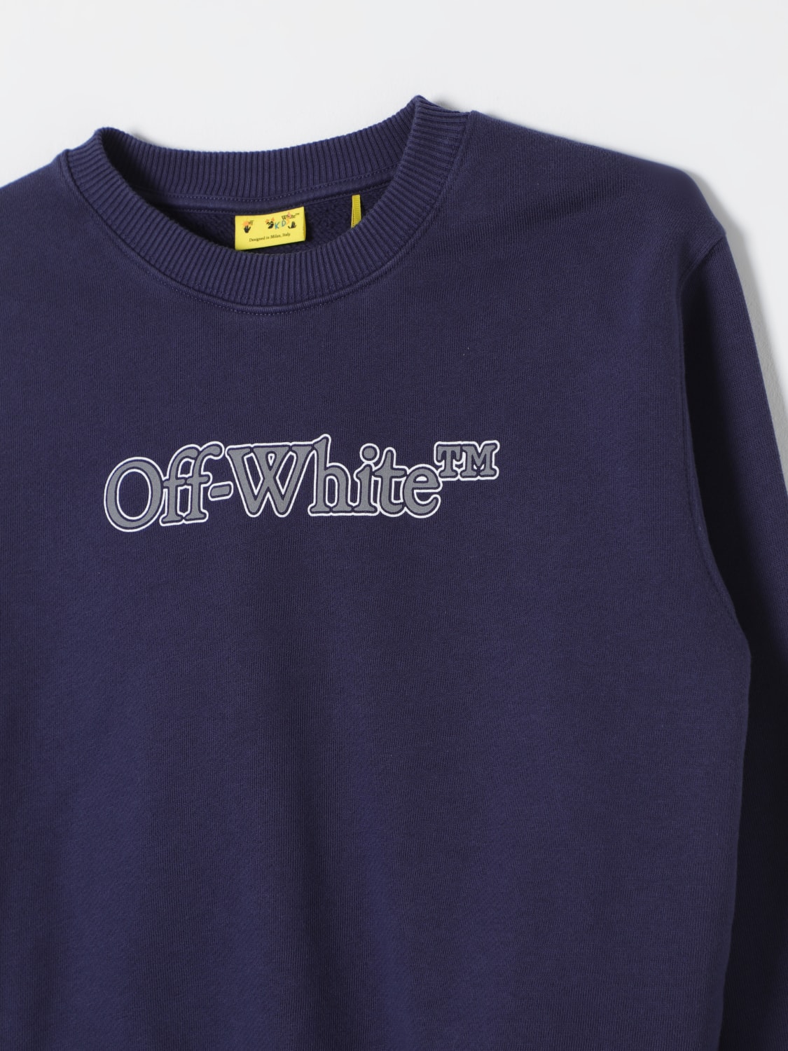 OFF-WHITE KIDS SWEATER: Sweater kids Off-white Kids, Navy - Img 3