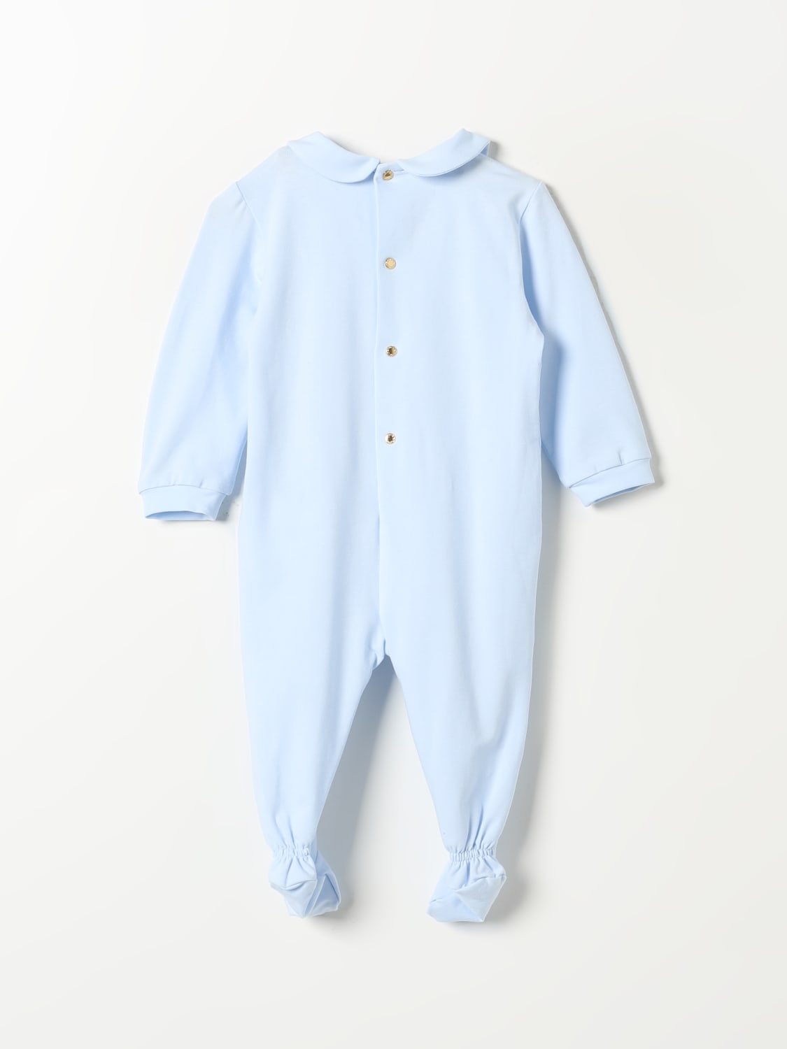 VERSACE TUTA: Tuta in cotone Medusa Versace, Azzurro - Img 2