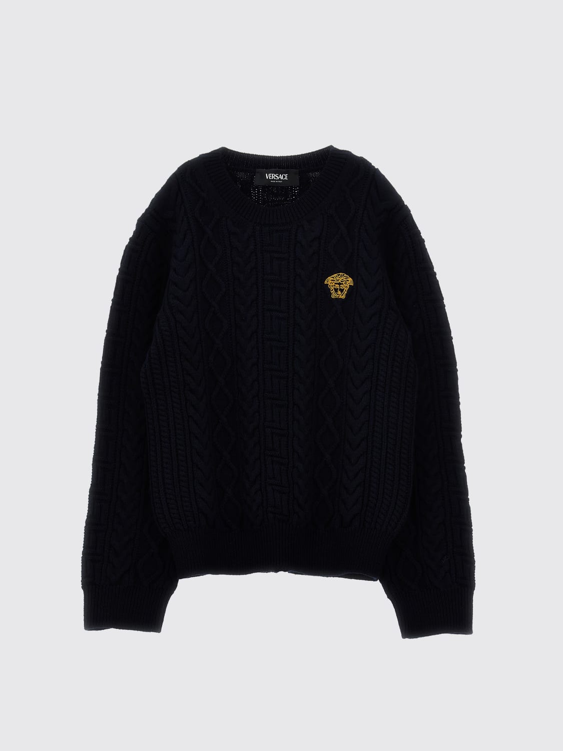 VERSACE PULL: Pull enfant Versace, Noir - Img 1