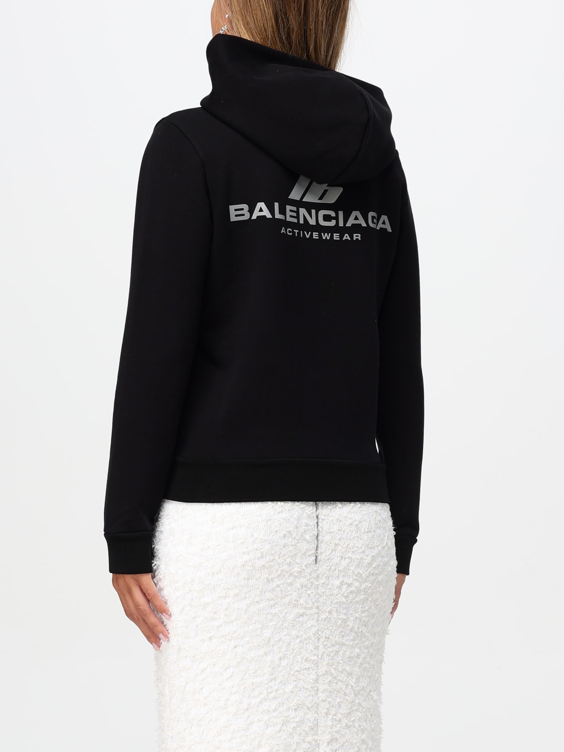 BALENCIAGA SWEATSHIRT: Pullover damen Balenciaga, Schwarz - Img 3