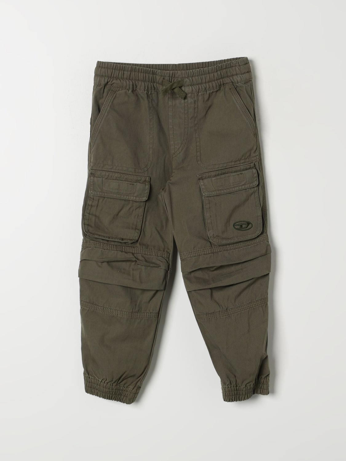 DIESEL PANTS: Pants kids Diesel, Green - Img 1