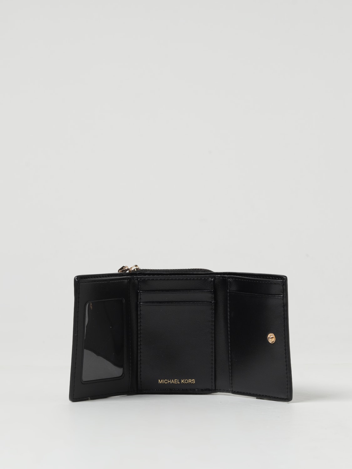Small black michael kors wallet best sale