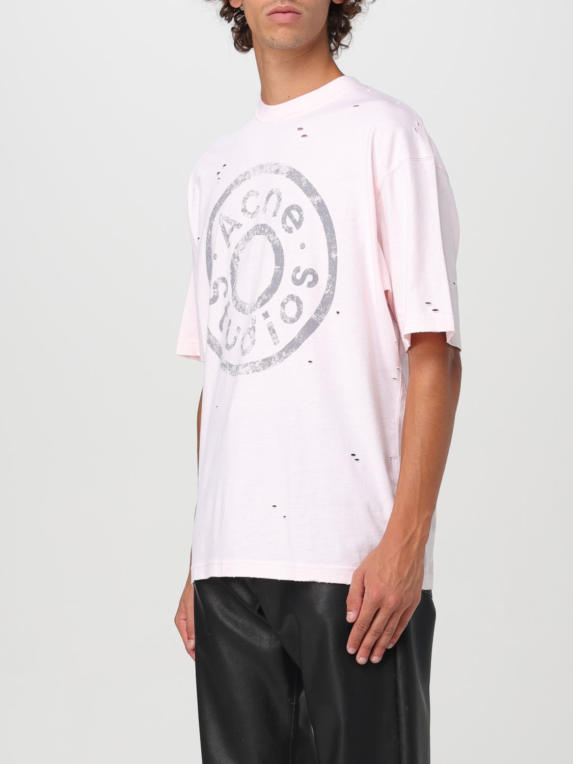 ACNE STUDIOS T-SHIRT: T-shirt men Acne Studios, Pink - Img 4