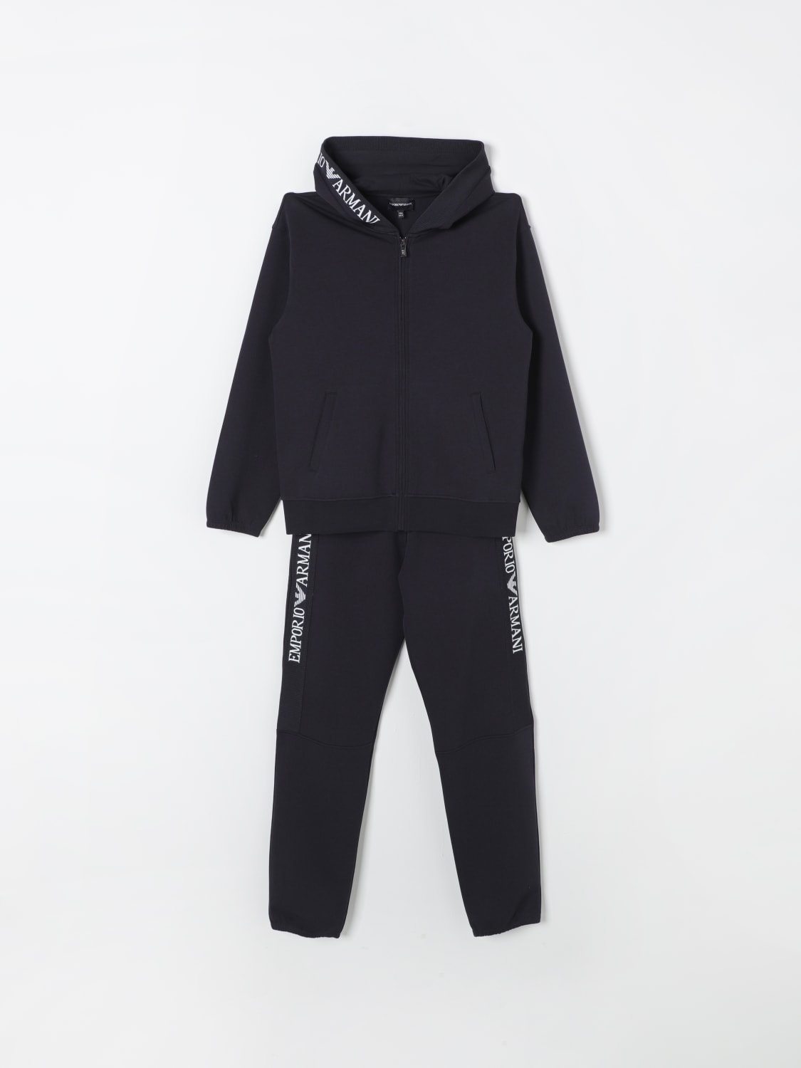 EMPORIO ARMANI：スーツ ボーイ - ブルー | GIGLIO.COMオンラインのEmporio Armani ウェアセット  6D4VJ41JHSZ