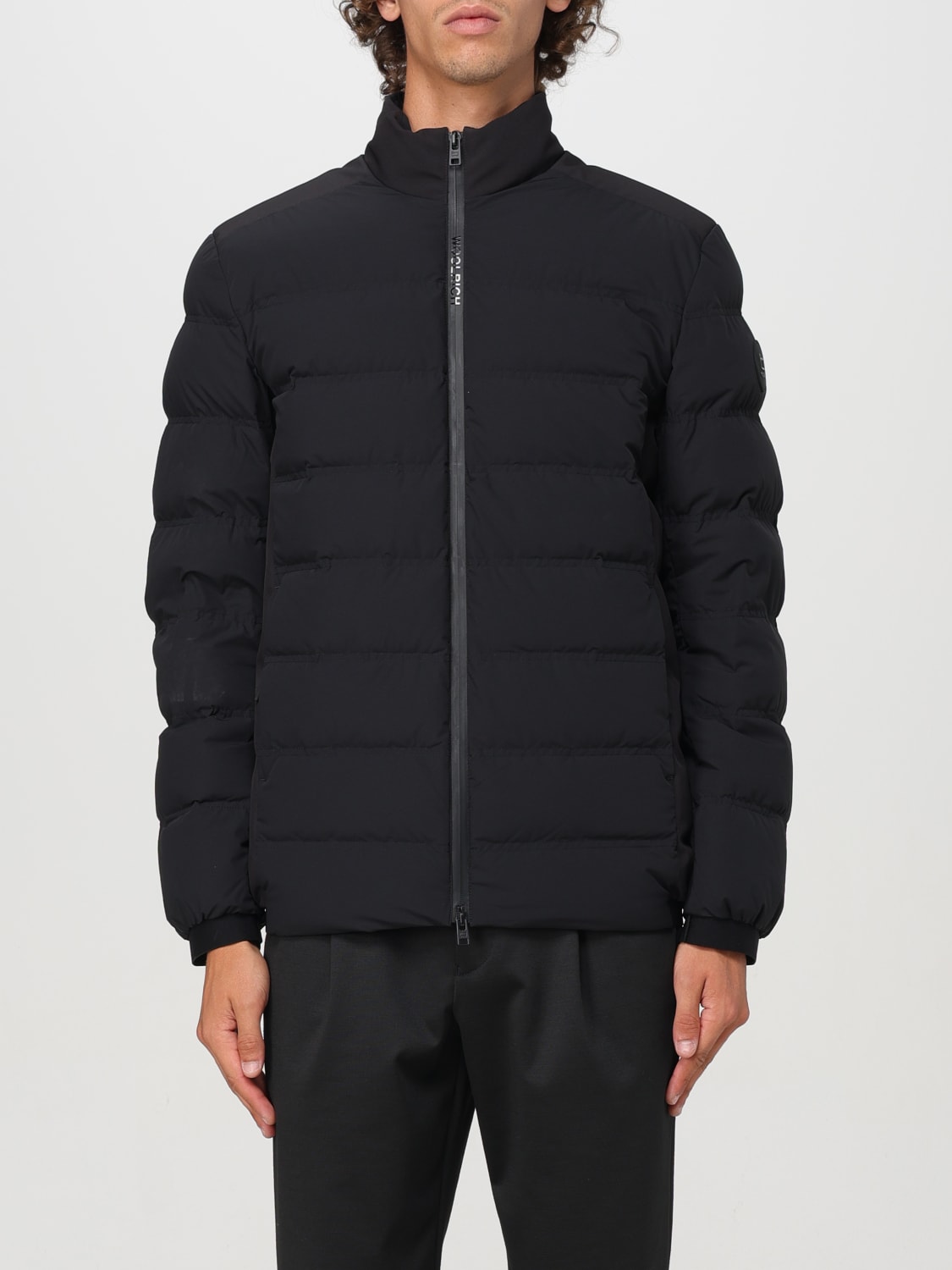 WOOLRICH GIACCA: Piumino con zip Woolrich, Nero - Img 1