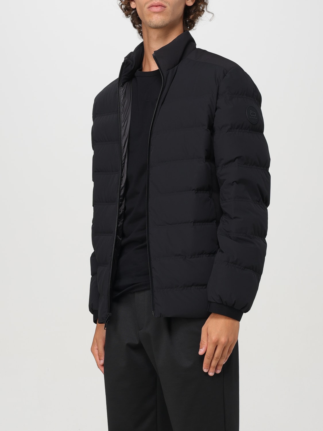 WOOLRICH GIACCA: Piumino con zip Woolrich, Nero - Img 3