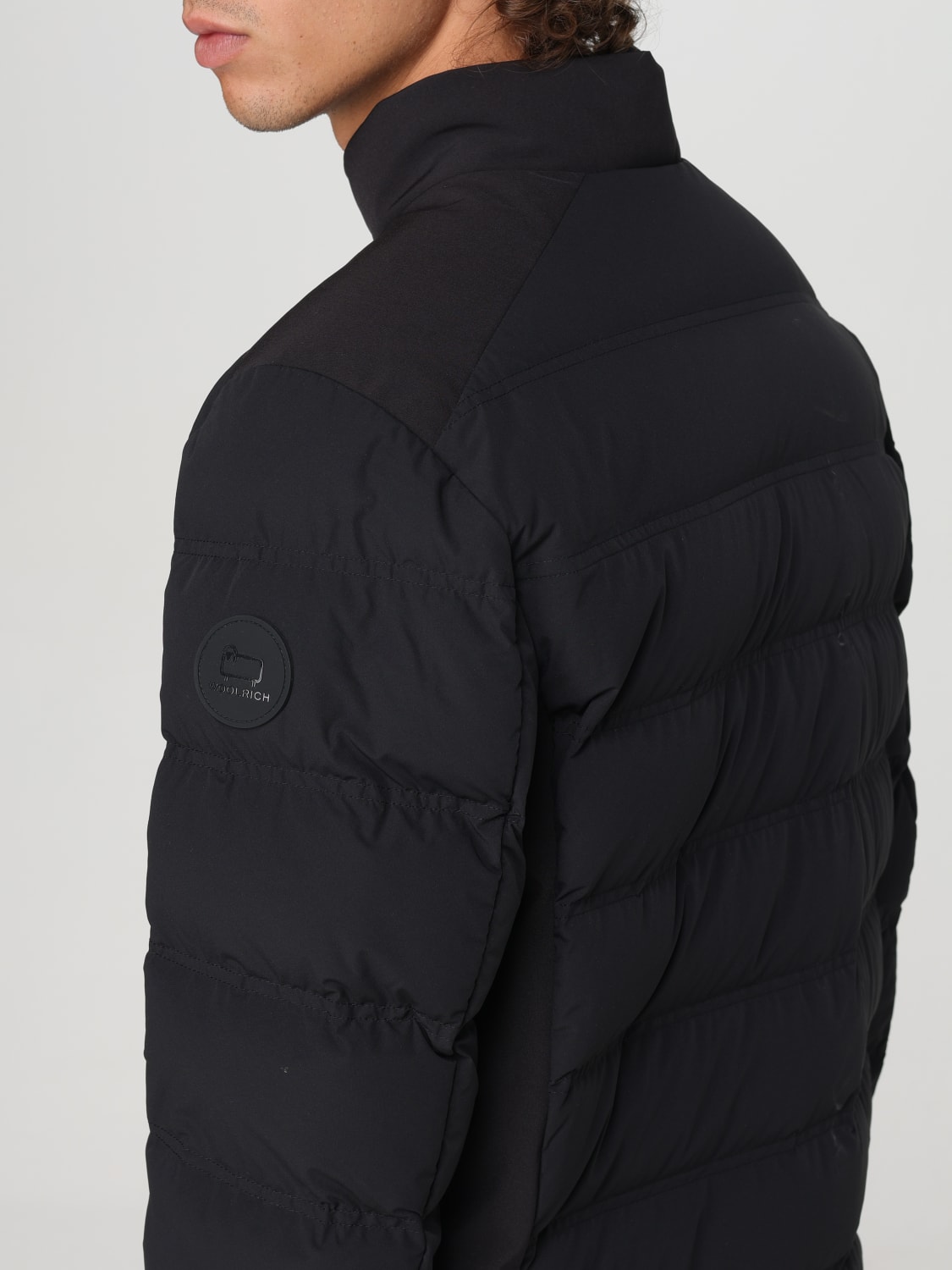 WOOLRICH GIACCA: Piumino con zip Woolrich, Nero - Img 4