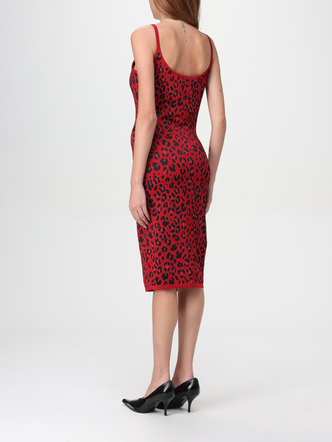 VERSACE DRESS: Dress woman Versace, Red - Img 2