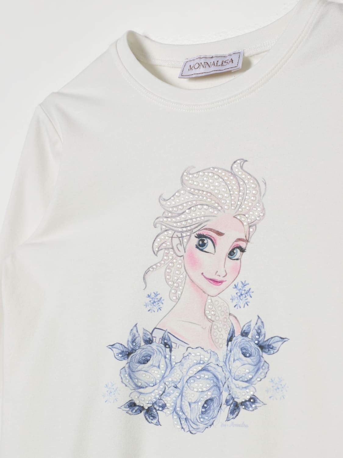 MONNALISA T-SHIRT: T-shirt Frozen Monnalisa, Crema - Img 3