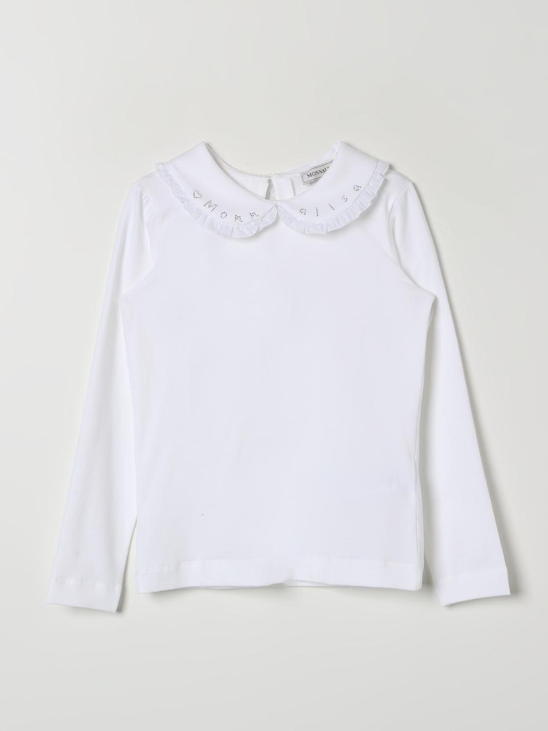 MONNALISA T-SHIRT: T-shirt in jersey di cotone Monnalisa, Bianco - Img 1