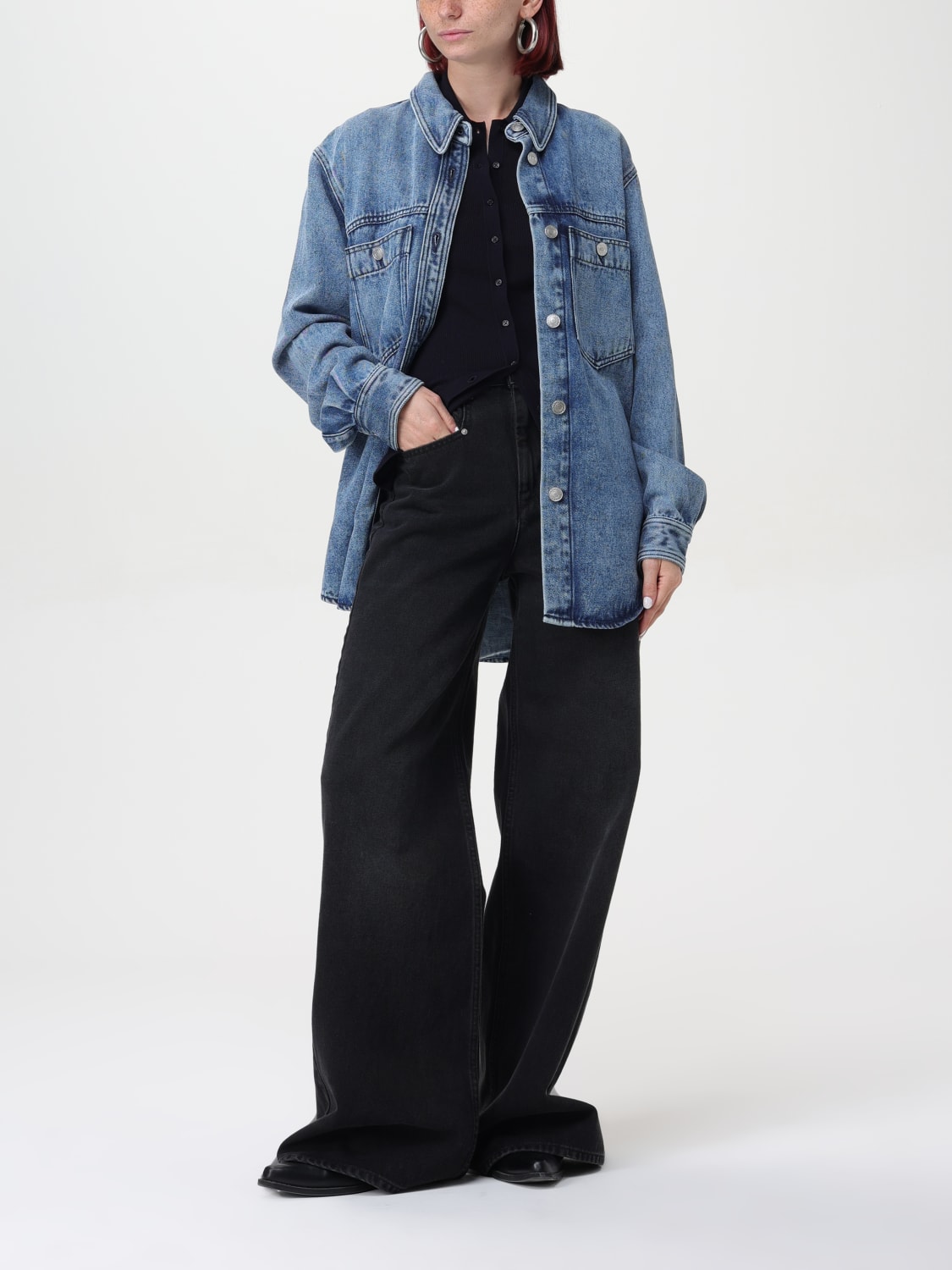 ISABEL MARANT シャツ: トップス レディース Isabel Marant, ブルー - Img 2