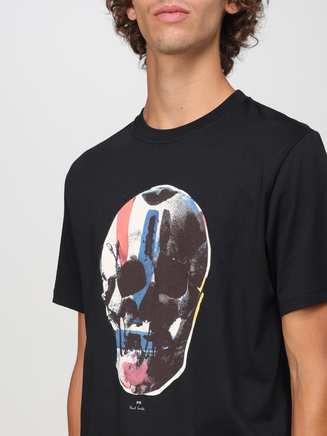 PS PAUL SMITH T-SHIRT: T-shirt herren Ps Paul Smith, Schwarz - Img 3