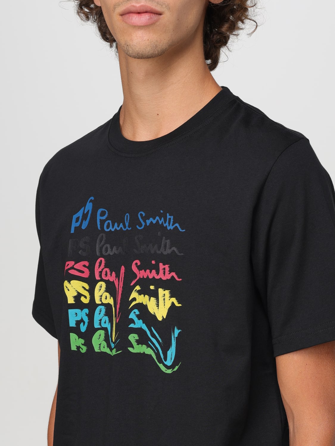 PS PAUL SMITH T恤: T恤 男士 Ps Paul Smith, 黑色 - Img 3